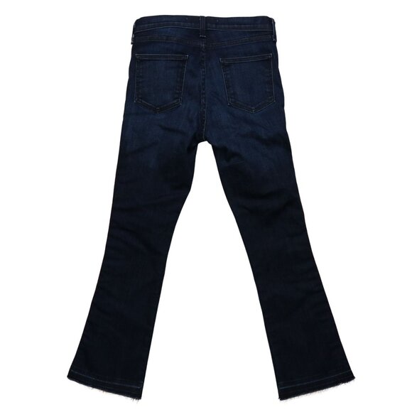 Veronica Beard Jeans Style JO720003 Carolyn Midnight Wash Red Stripe Button Fly - Picture 4 of 10